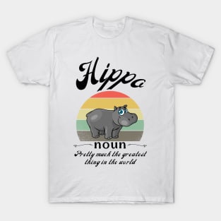 Hippo Animals Definition T-Shirt